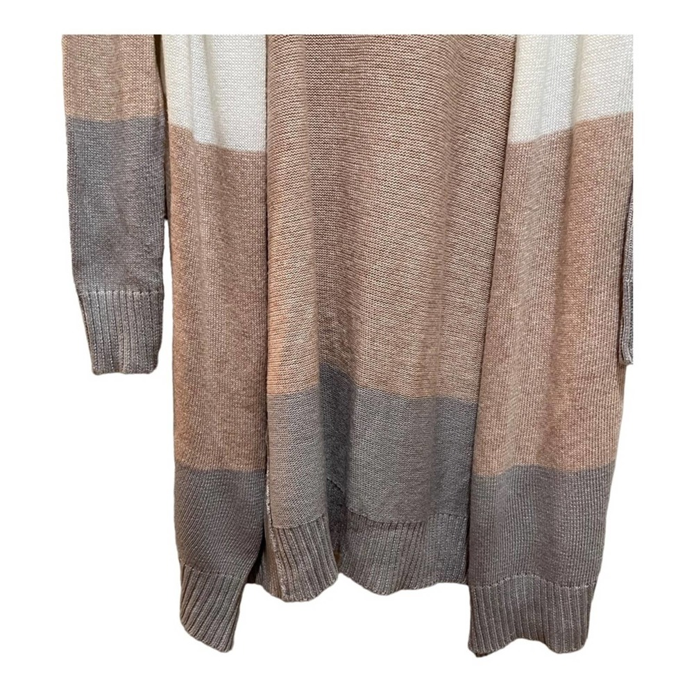 Doe & Rae Colorblock Longline Cardigan Size Small - Picture 4 of 9